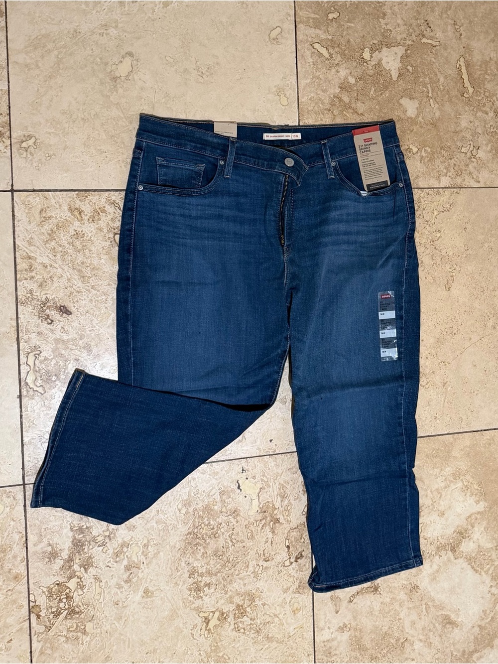 Levi's 311 Shaping Skinny Capris - Indigo Blue